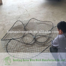 rock fall cable protection rope mesh/rock riprap rope mesh